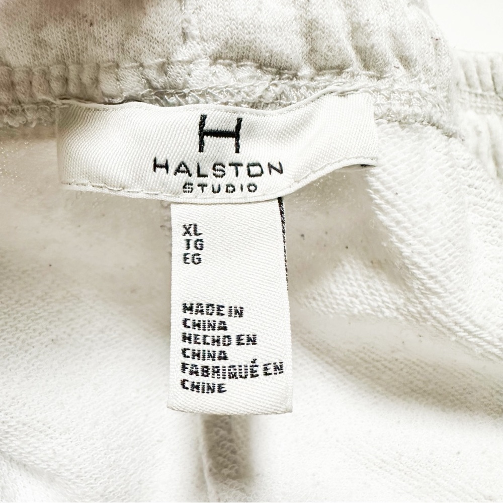 Halston Heritage Greige Python Print Joggers Soft… - image 2